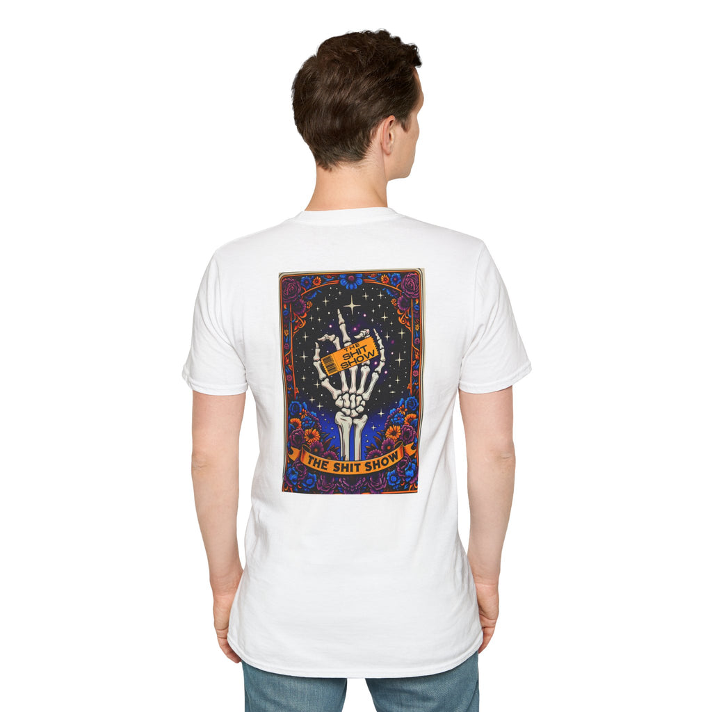 Sh... Show Tee — Skeleton Hand tarot