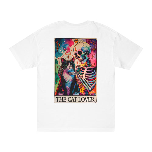 Blackthorn 31 Cat Tarot T-Shirt featuring a feline-themed tarot card design, perfect for cat lovers and casual wear.