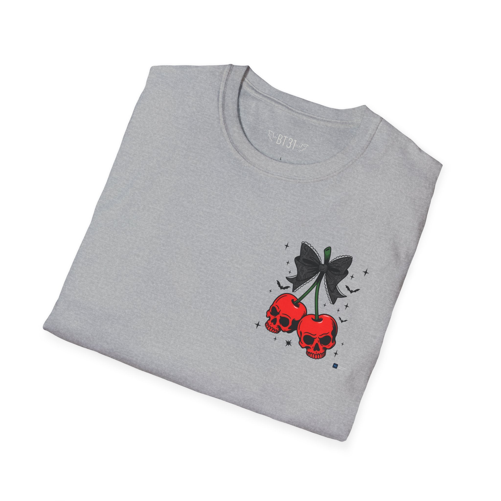 Blackthorn 31 Unisex T-Shirt with Skull Cherries Design - Blackthorn 31