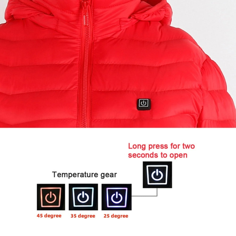 New Heated Jacket Coat USB Electric Jacket Cotton Coat Heater Thermal Clothing Heating Vest Men's Clothes Winter - Blackthorn 31