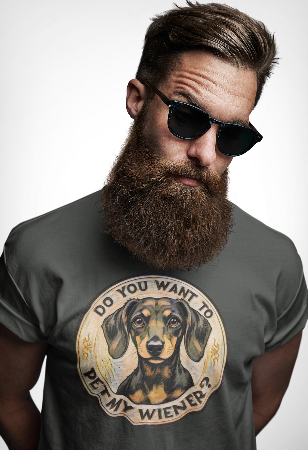 Do You Want To Pet My Wiener Graphic Tee - Blackthorn 31