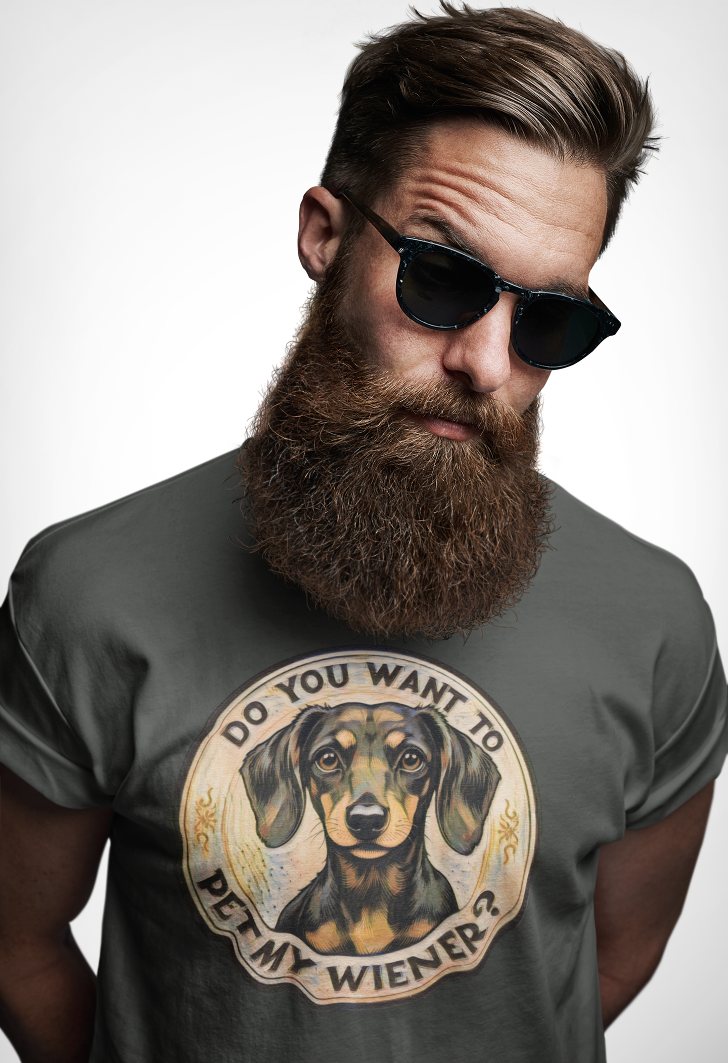 Do You Want To Pet My Wiener Graphic Tee - Blackthorn 31