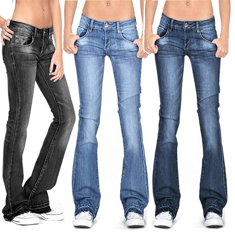 Blackthorn 31 women's jeans trousers, slim fit denim jeans with classic five-pocket design and dark wash.
