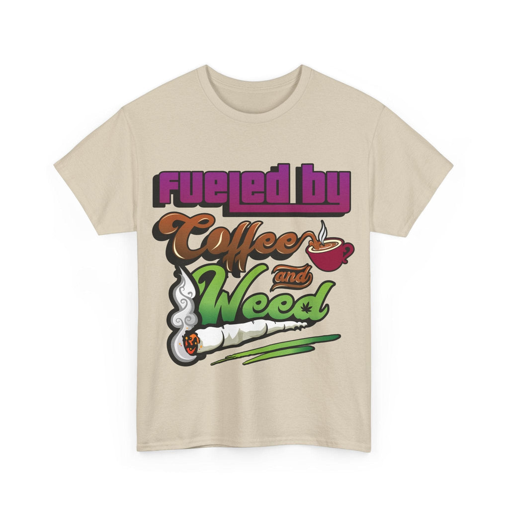 Fueled by Coffee and Weed Unisex Heavy Cotton Tee - Blackthorn 31