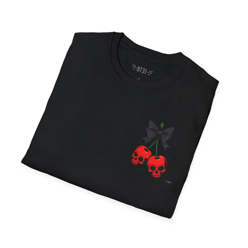 Blackthorn 31 Unisex T-Shirt with Skull Cherries Design - Blackthorn 31