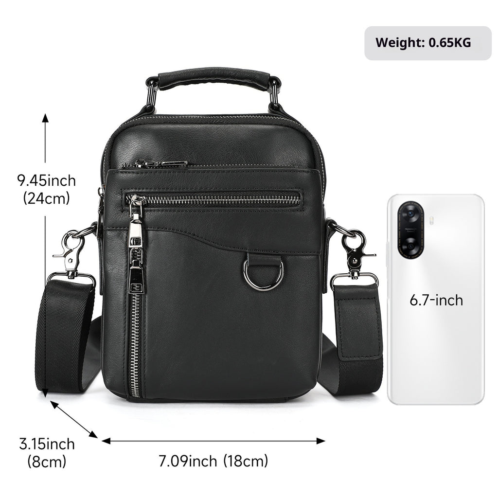 Men's Casual Single Crossbody Hand Carry Single Shoulder Bag - Blackthorn 31