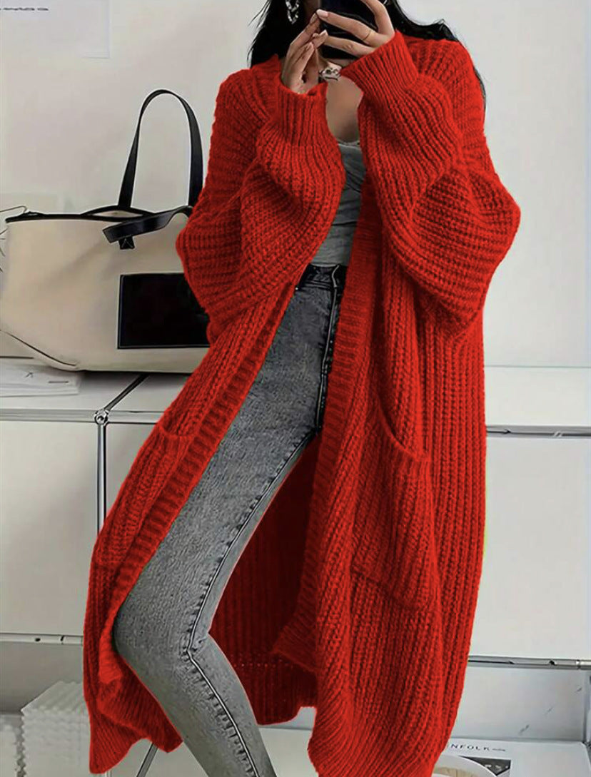 Idle Style Loose Thick Knitted Coat For Women - Blackthorn 31