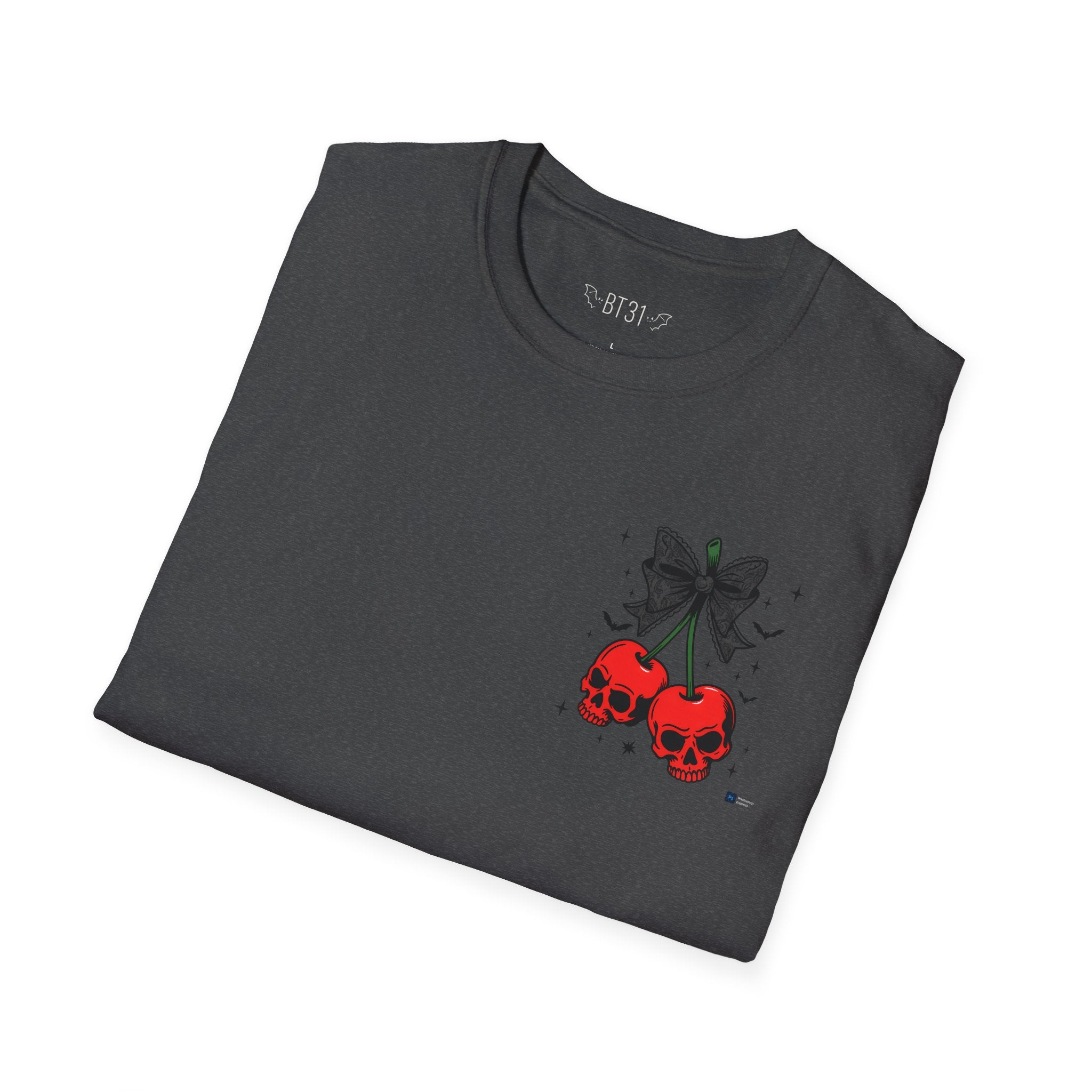 Blackthorn 31 Unisex T-Shirt with Skull Cherries Design - Blackthorn 31