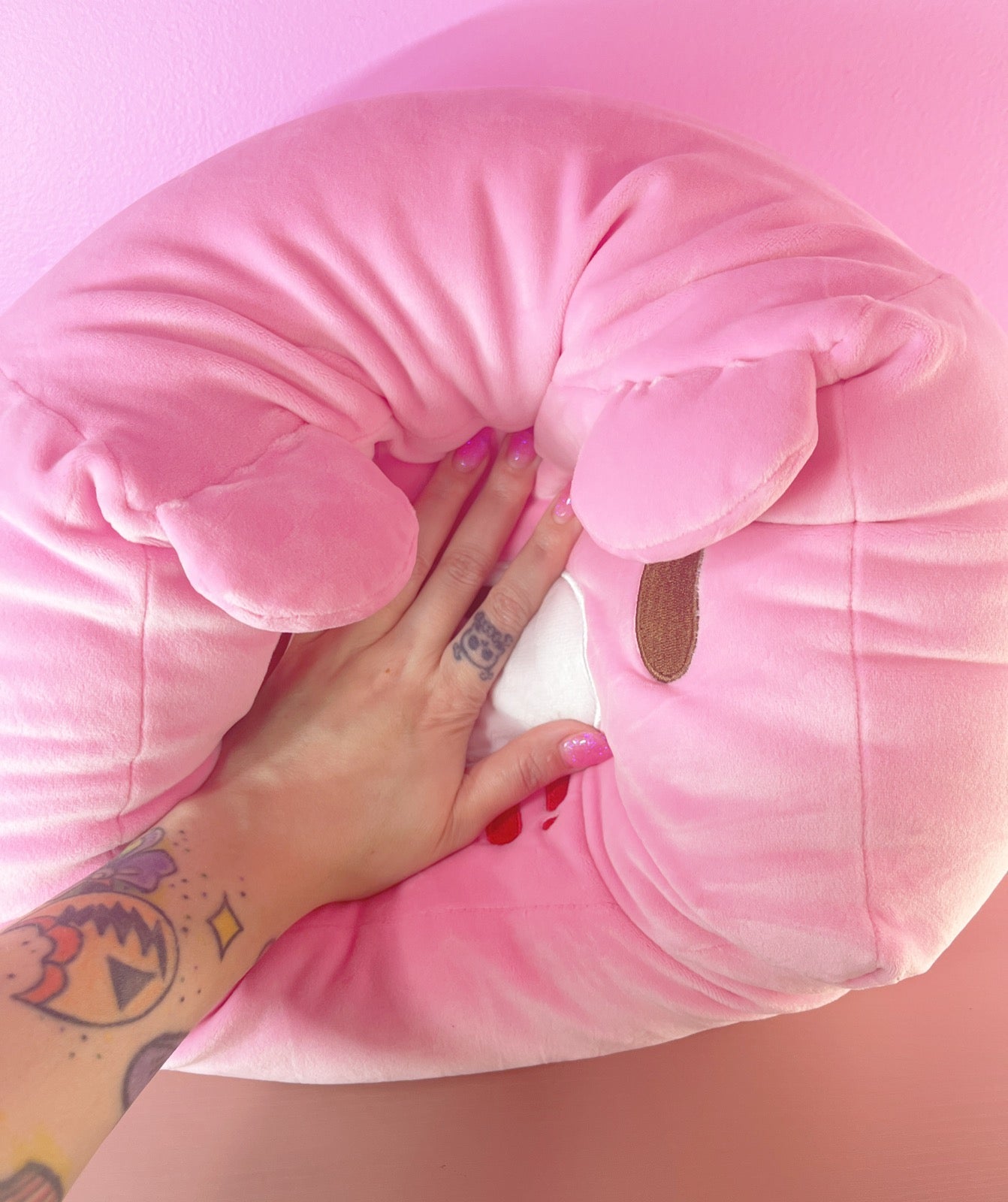 Gloomy Bear Mochi Cube Plush Pillow [PINK] - Blackthorn 31