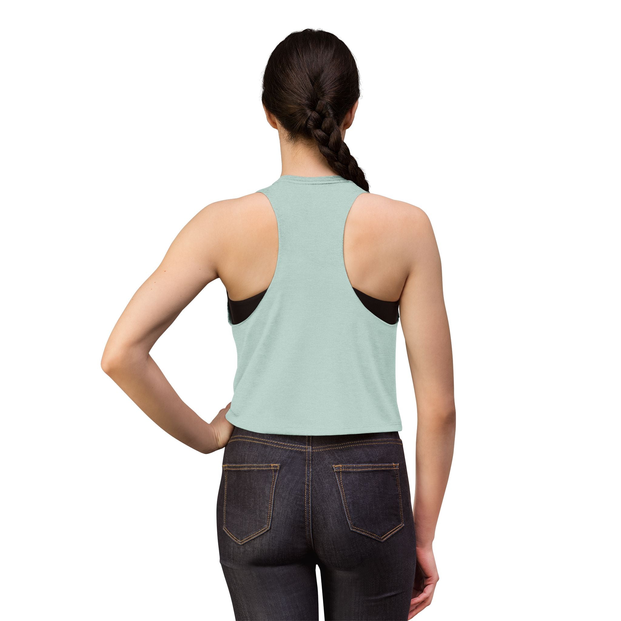 Haunt Life 365 Crop Top — Gothic Halloween Graphic Tank