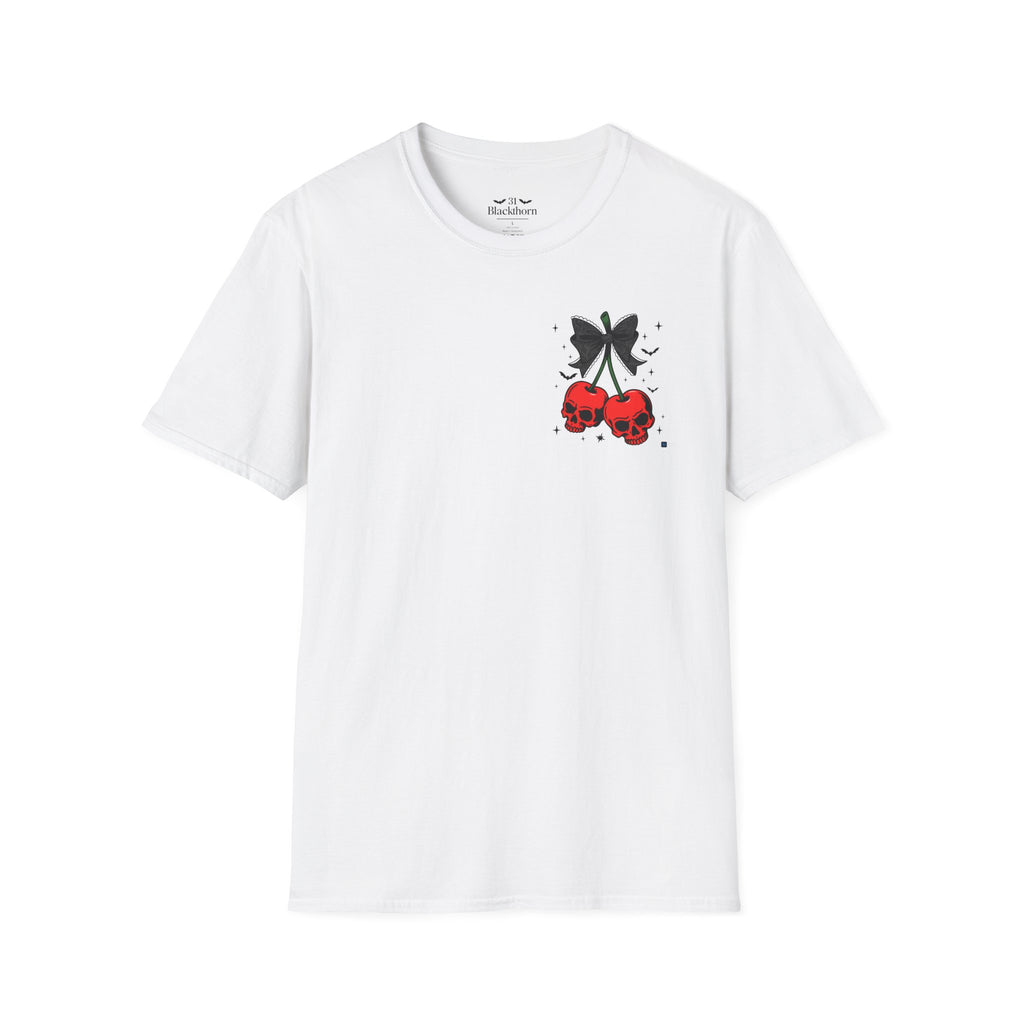 Blackthorn 31 Unisex T-Shirt with Skull Cherries Design - Blackthorn 31