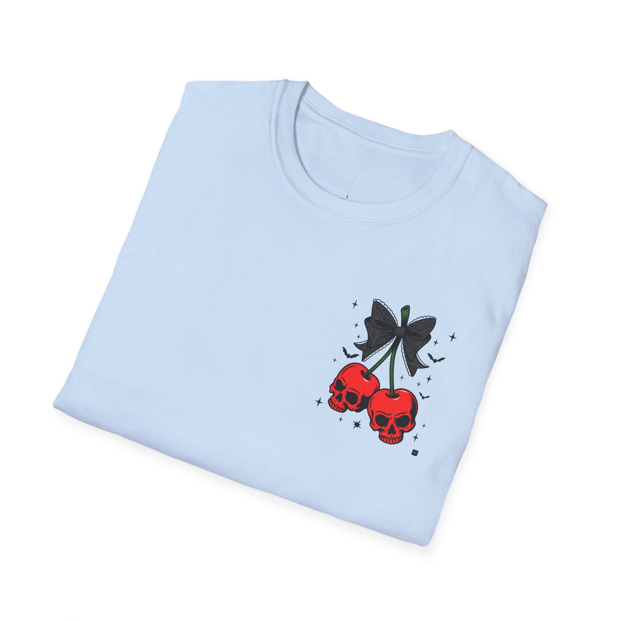 Blackthorn 31 Unisex T-Shirt with Skull Cherries Design - Blackthorn 31