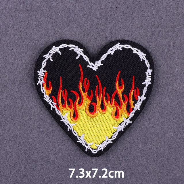 Punk Ghost Embroidered Sticker