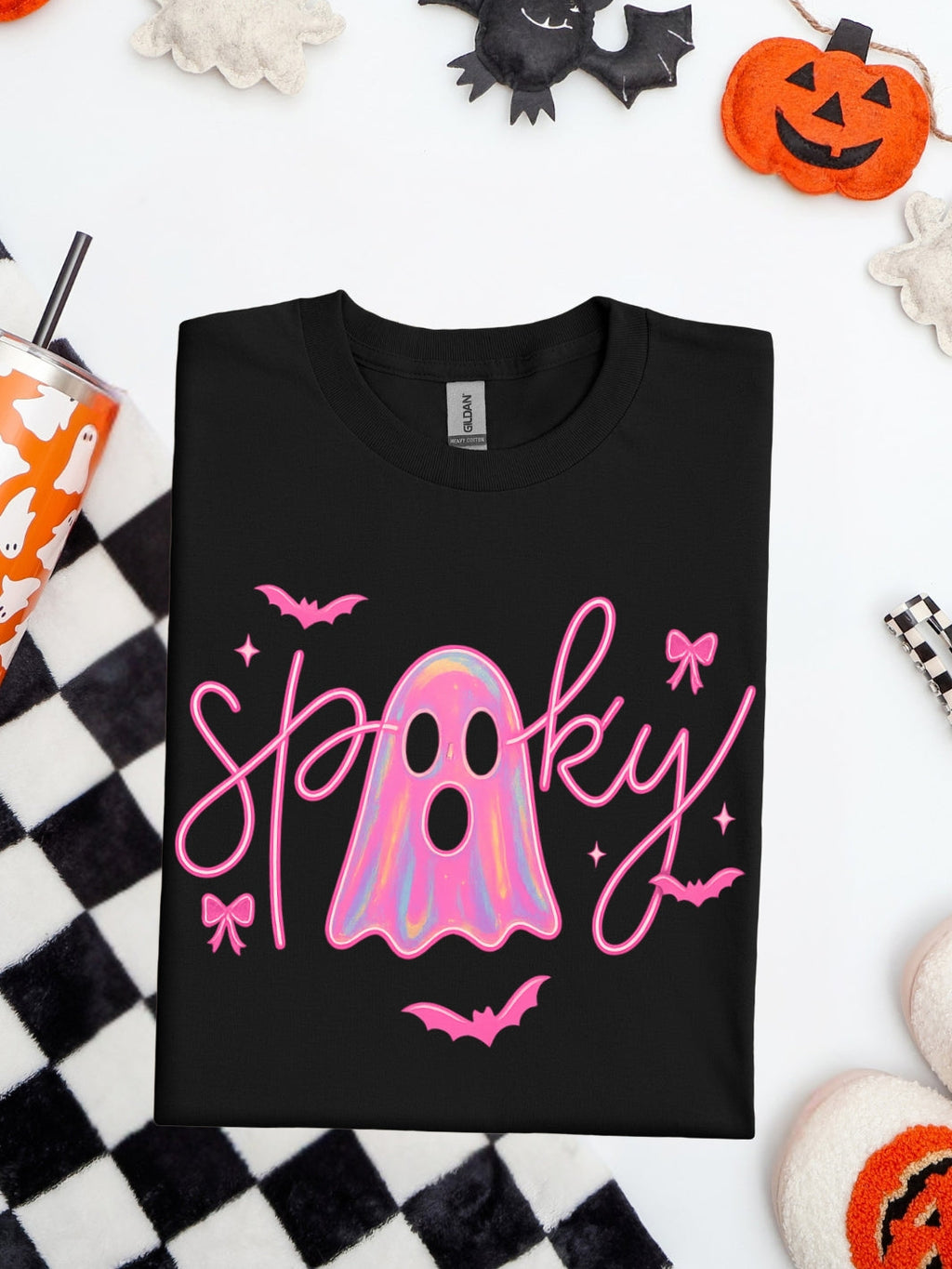Gildan Halloween Spooky Iridescent T-Shirt - Blackthorn 31