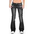 Blackthorn 31 women's jeans trousers, classic blue denim with five-pocket design, slim fit, and belt loops.