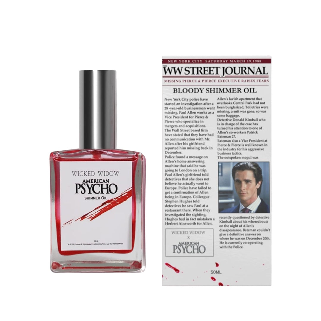 American Psycho Bloody Shimmer Oil - Blackthorn 31
