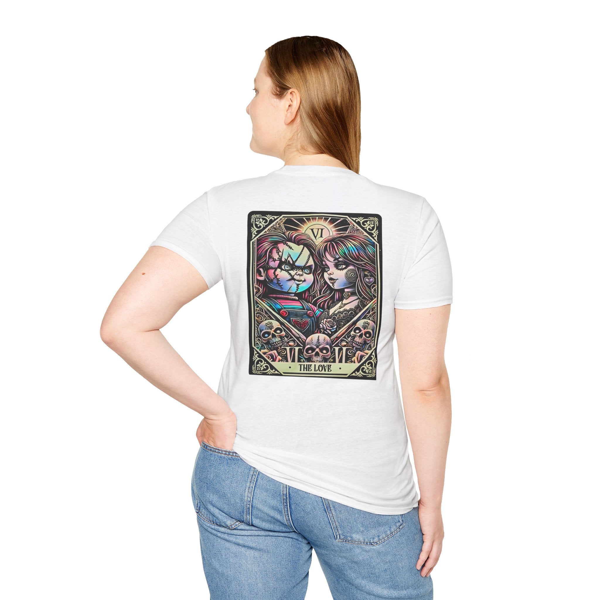 Chucky & Tiffany Tarot Tee — Horror Tarot