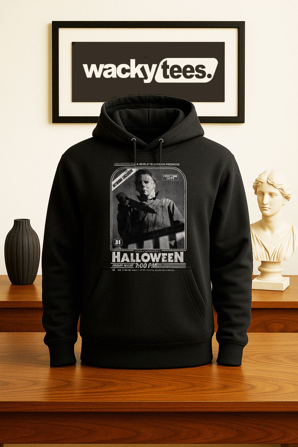 Halloween World Television Premiere Horror Michael Graphic Tee Shirt - Blackthorn 31