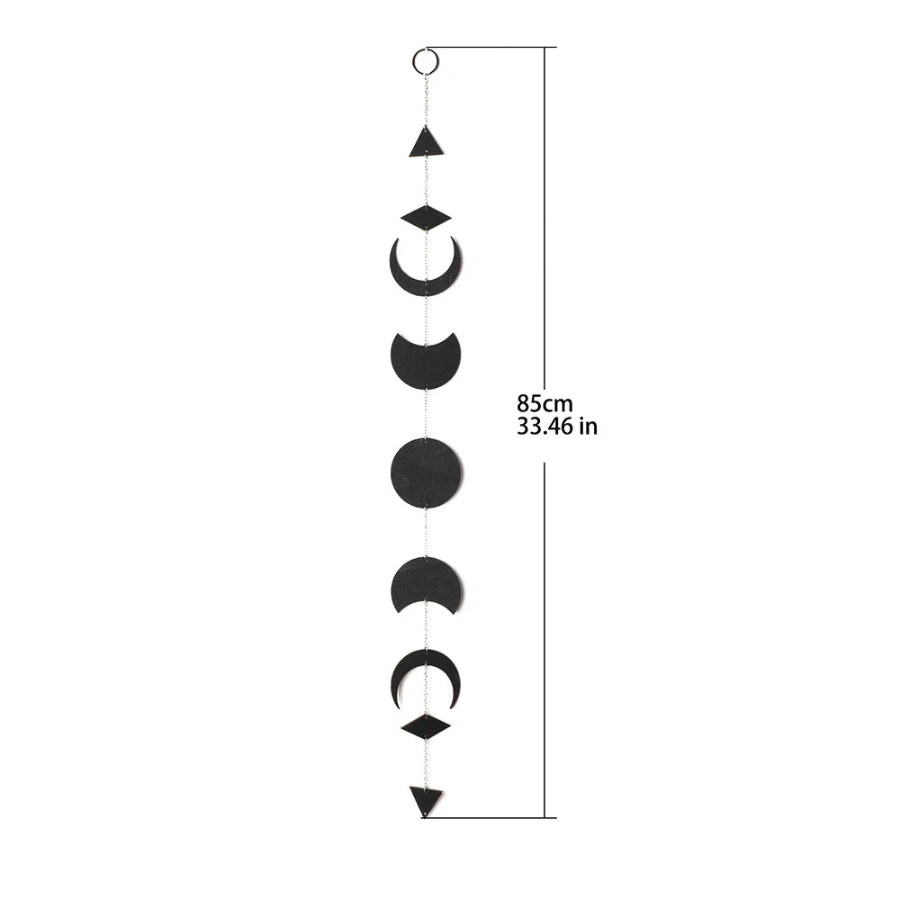 Black Moon Phase Wall Hanger - Blackthorn 31