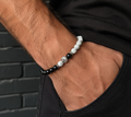 Yin Yang Energy Bracelet – Men’s Balance & Harmony Stretch Bracelet