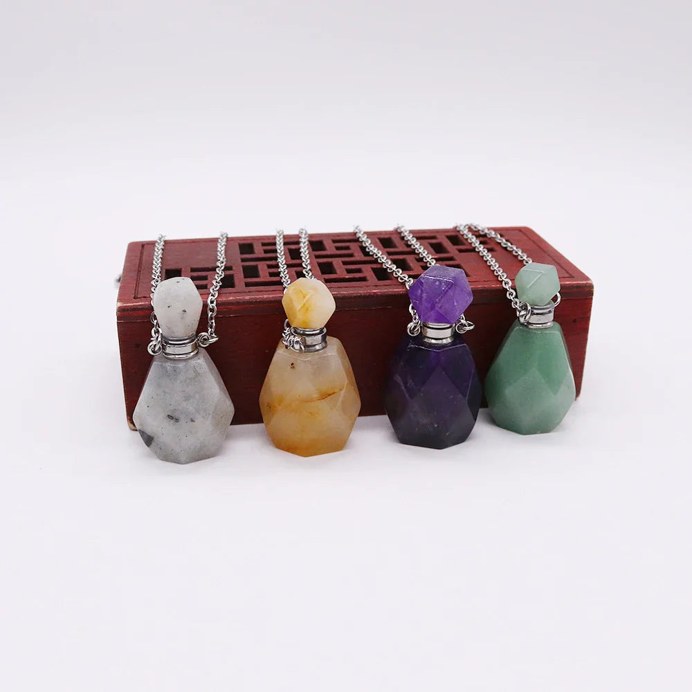 Crystal Potion Bottle Necklaces - Blackthorn 31