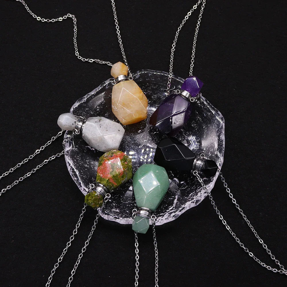 Crystal Potion Bottle Necklaces - Blackthorn 31