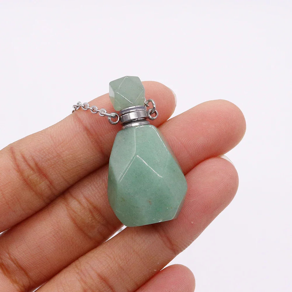 Crystal Potion Bottle Necklaces - Blackthorn 31