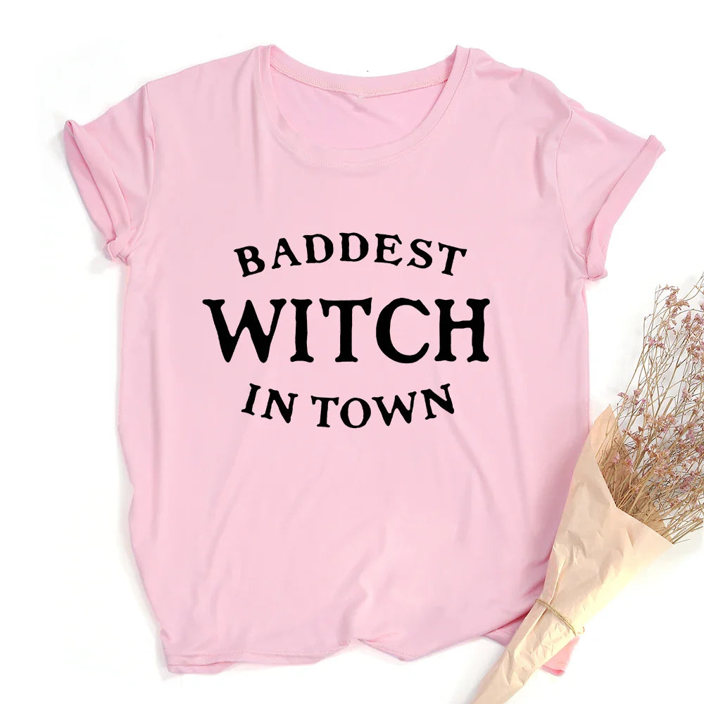 Witchy Quotes Crop Top T-Shirts - Blackthorn 31