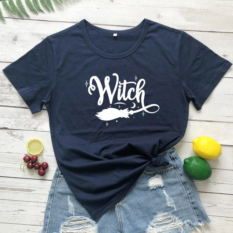 Witch Broom T-Shirt - Blackthorn 31