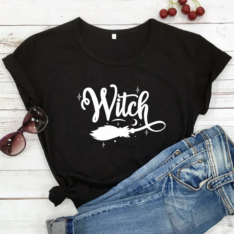 Witch Broom T-Shirt - Blackthorn 31