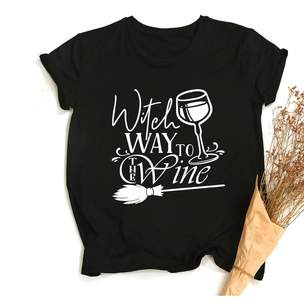 Witchy Quotes Crop Top T-Shirts - Blackthorn 31