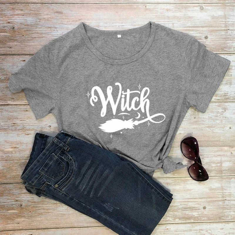 Witch Broom T-Shirt - Blackthorn 31