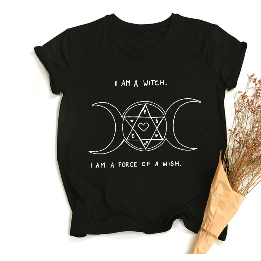 Witchy Quotes Crop Top T-Shirts - Blackthorn 31