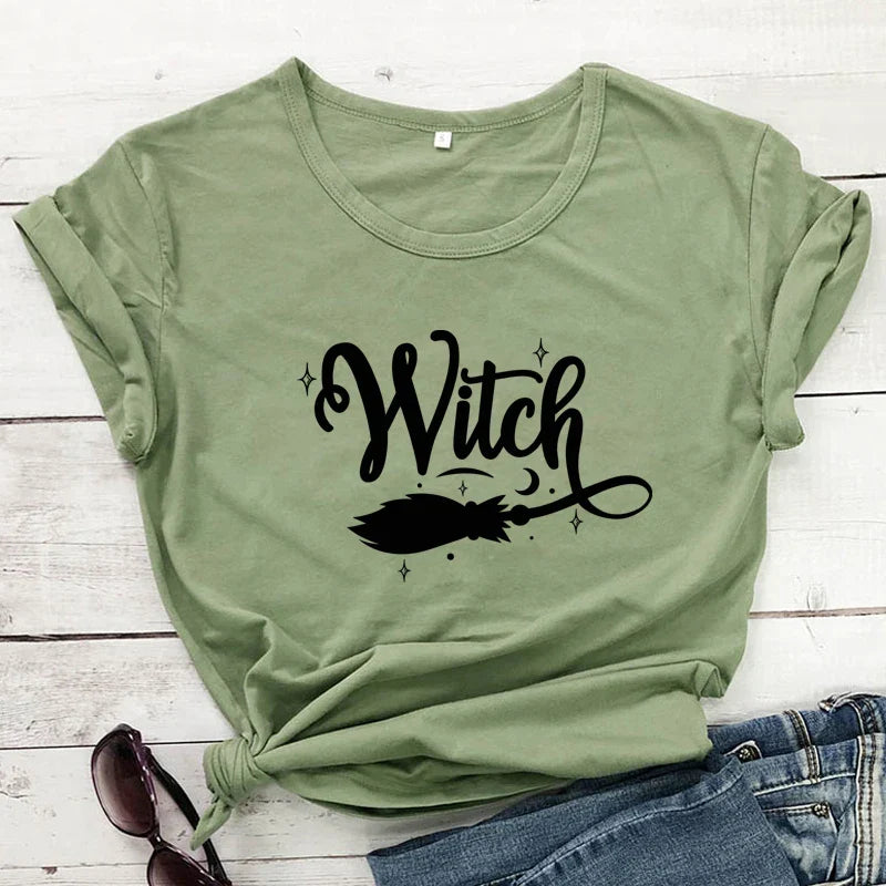 Witch Broom T-Shirt - Blackthorn 31