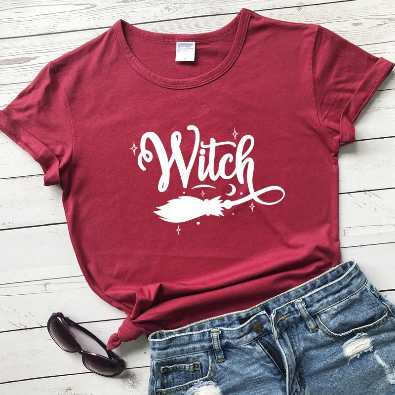Witch Broom T-Shirt - Blackthorn 31