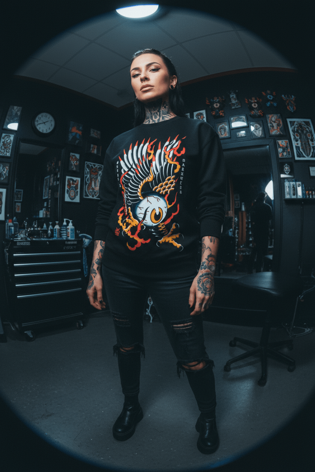 Eagle Eye Sweatshirt | Ghost & Darkness Streetwear - Blackthorn 31
