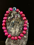 Evil Eye Style Beaded Bracelets – Handmade Natural Stone Protection - Blackthorn 31
