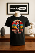 Killin It Since 88 Chucky Childs Play Horror Terror Halloween Graphic Tee Shirt - Blackthorn 31