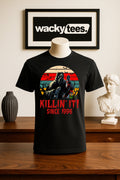 Killin It Since 96 Scream Ghostface Horror Terror Halloween Graphic Tee Shirt - Blackthorn 31