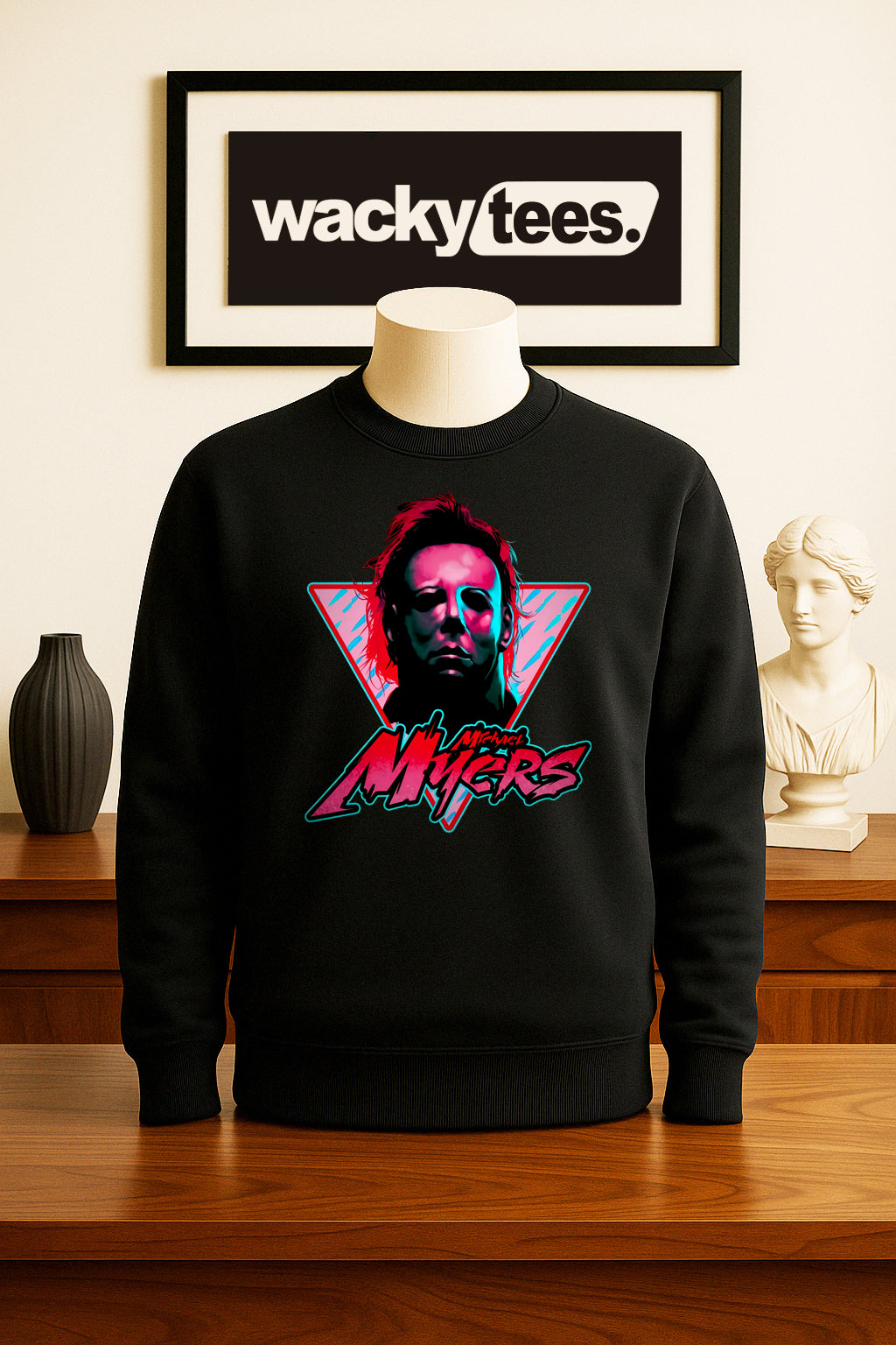 Michael Myers 80s style Horror Terror Halloween Graphic Tee Shirt - Blackthorn 31