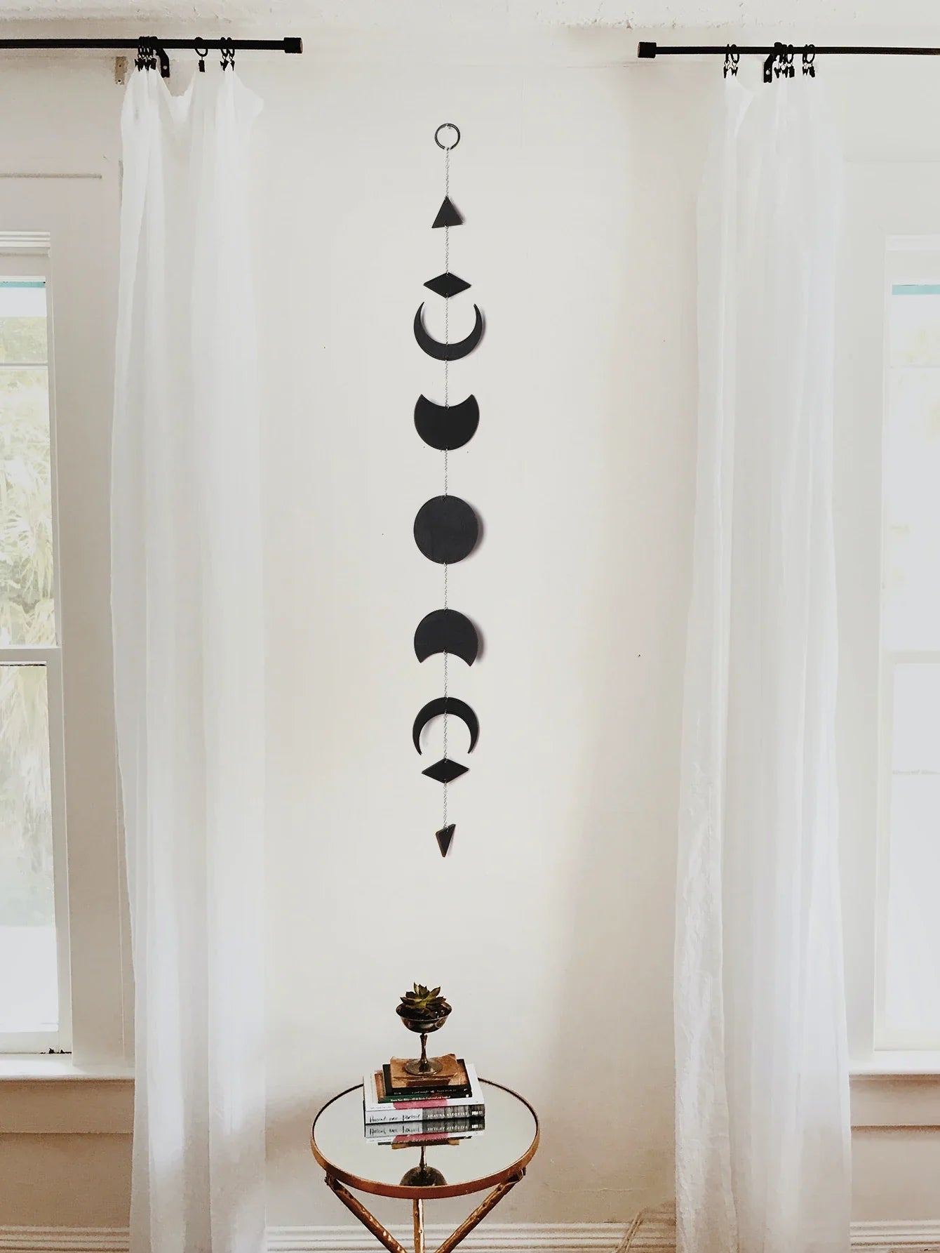 Black Moon Phase Wall Hanger - Blackthorn 31