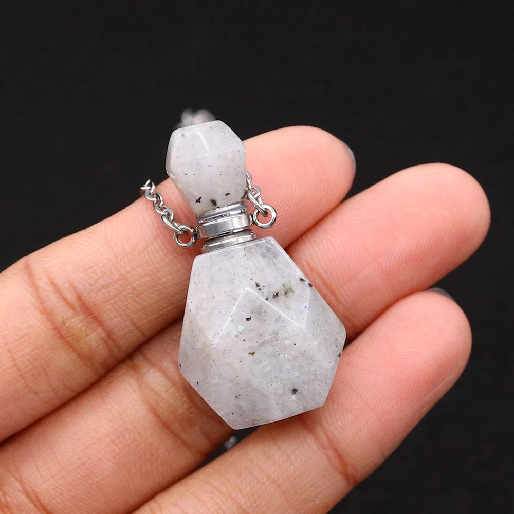 Crystal Potion Bottle Necklaces - Blackthorn 31