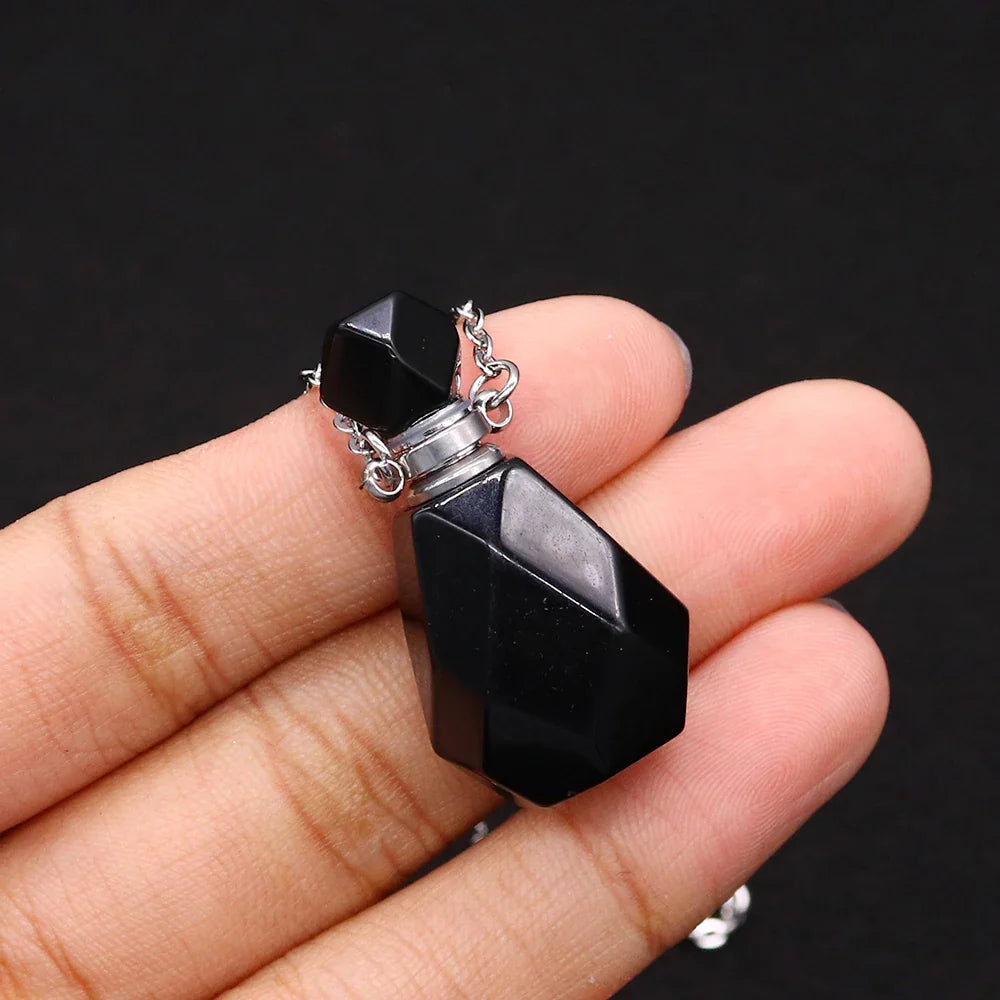 Crystal Potion Bottle Necklaces - Blackthorn 31