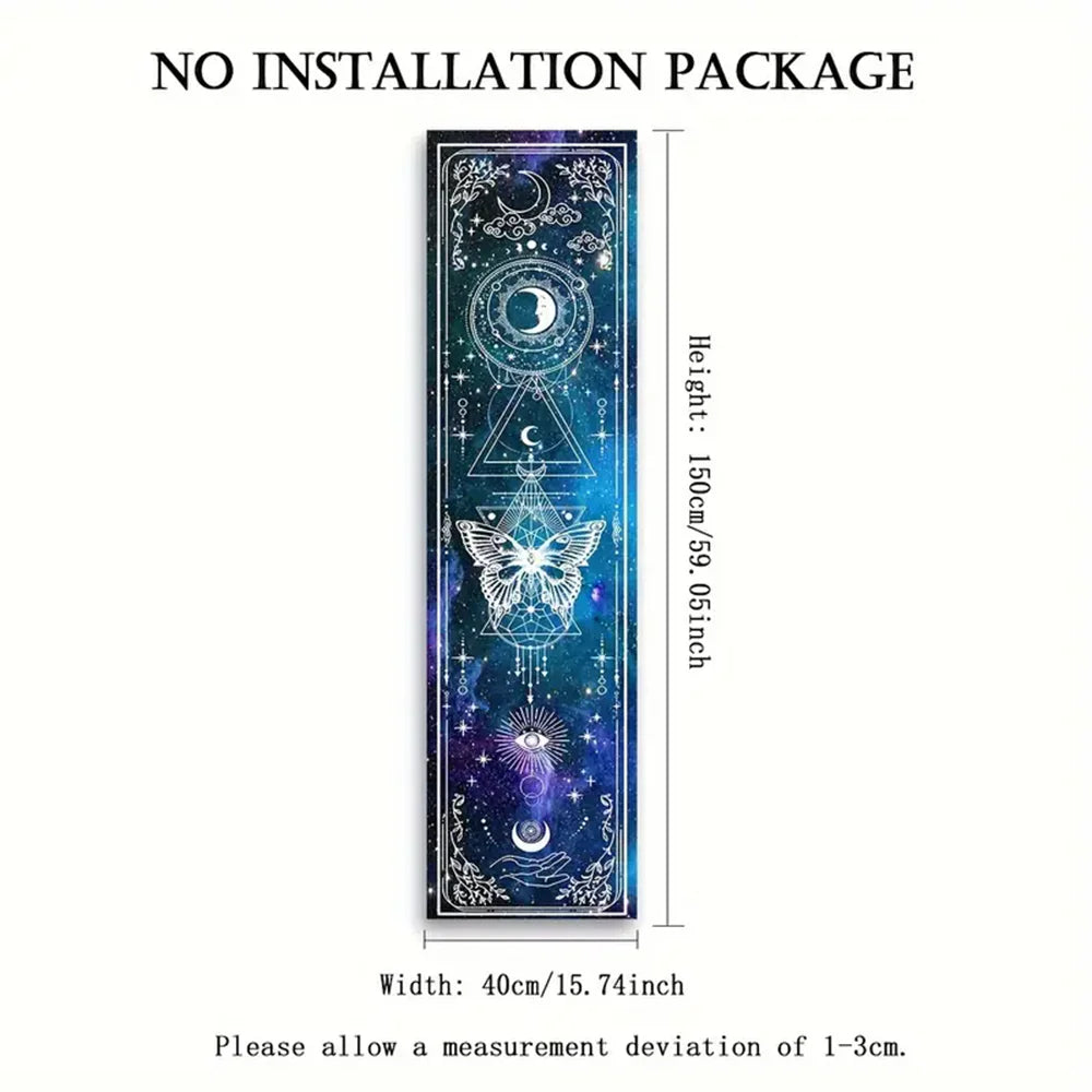 Witchy Sun & Moon Banner Tapestry
