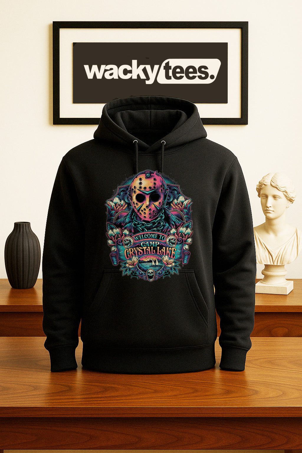 Welcome To Camp Crystal Lake Jason Voorhees Horror Terror Halloween Graphic Tee Shirt - Blackthorn 31