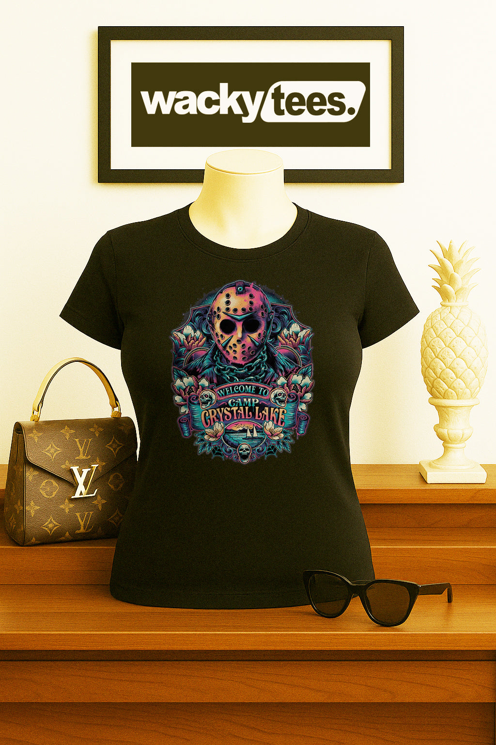 Welcome To Camp Crystal Lake Jason Voorhees Horror Terror Halloween Graphic Tee Shirt - Blackthorn 31