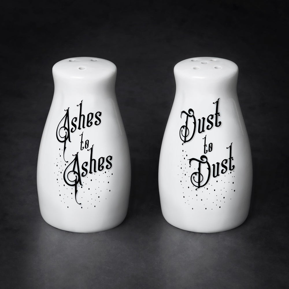 Ashes to Ashes/Dust to Dust Salt & Pepper Shaker Set-0