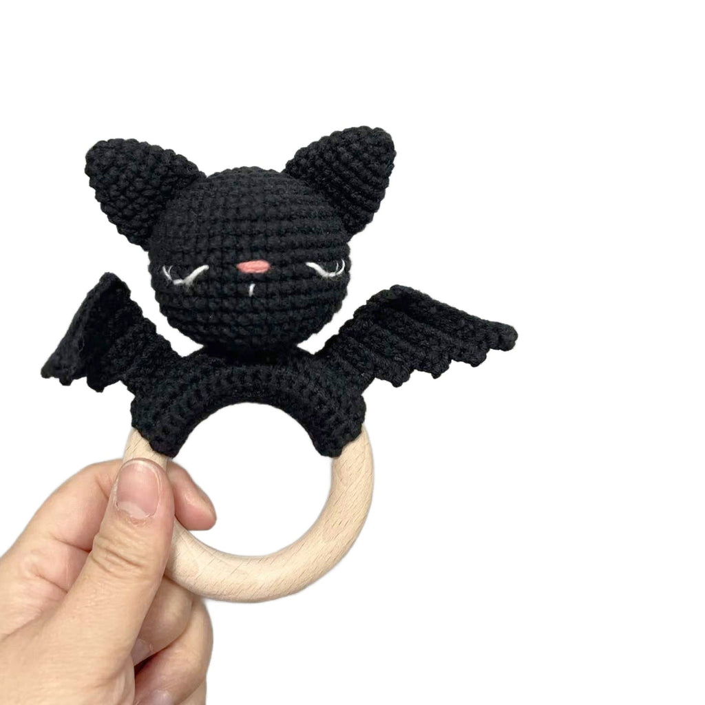 Bat Crochet Rattle Teether - Blackthorn 31