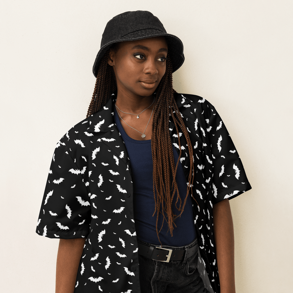 Batty Blackout Button-Up Shirt - Blackthorn 31