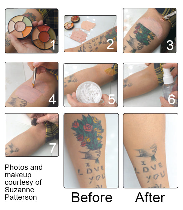 Skin Corrector and Tattoo Cover Makeup Wheels - Blackthorn 31